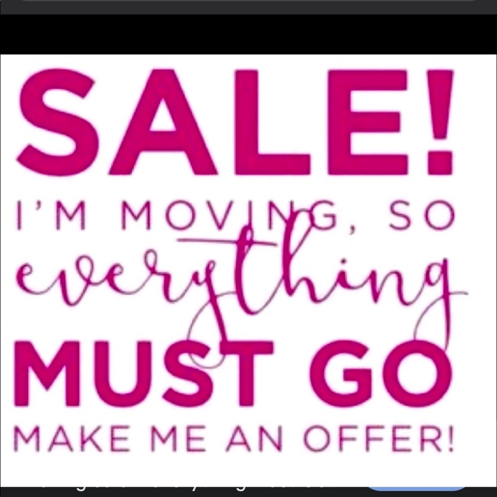 Moving Sale